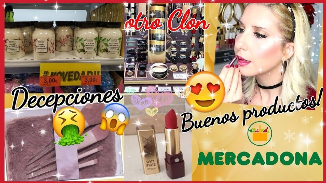 NOVEDADES MERCADONA otro clon DICIEMBRE 2018 MAQUILLAJE NAVIDAD || V de Vero Style