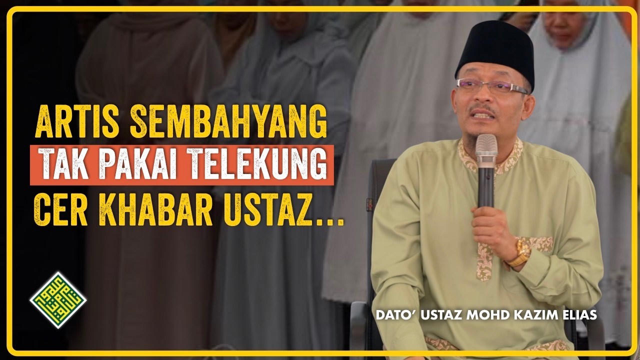 Ustaz, Artis Sembahyang Tak Pakai Telekung...