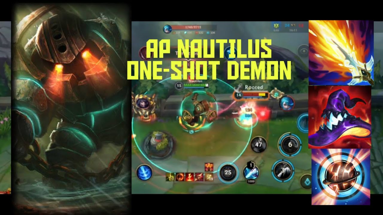 Ap Nautilus jungle is a monster! | Wild Rift how to carry with Nautilus 