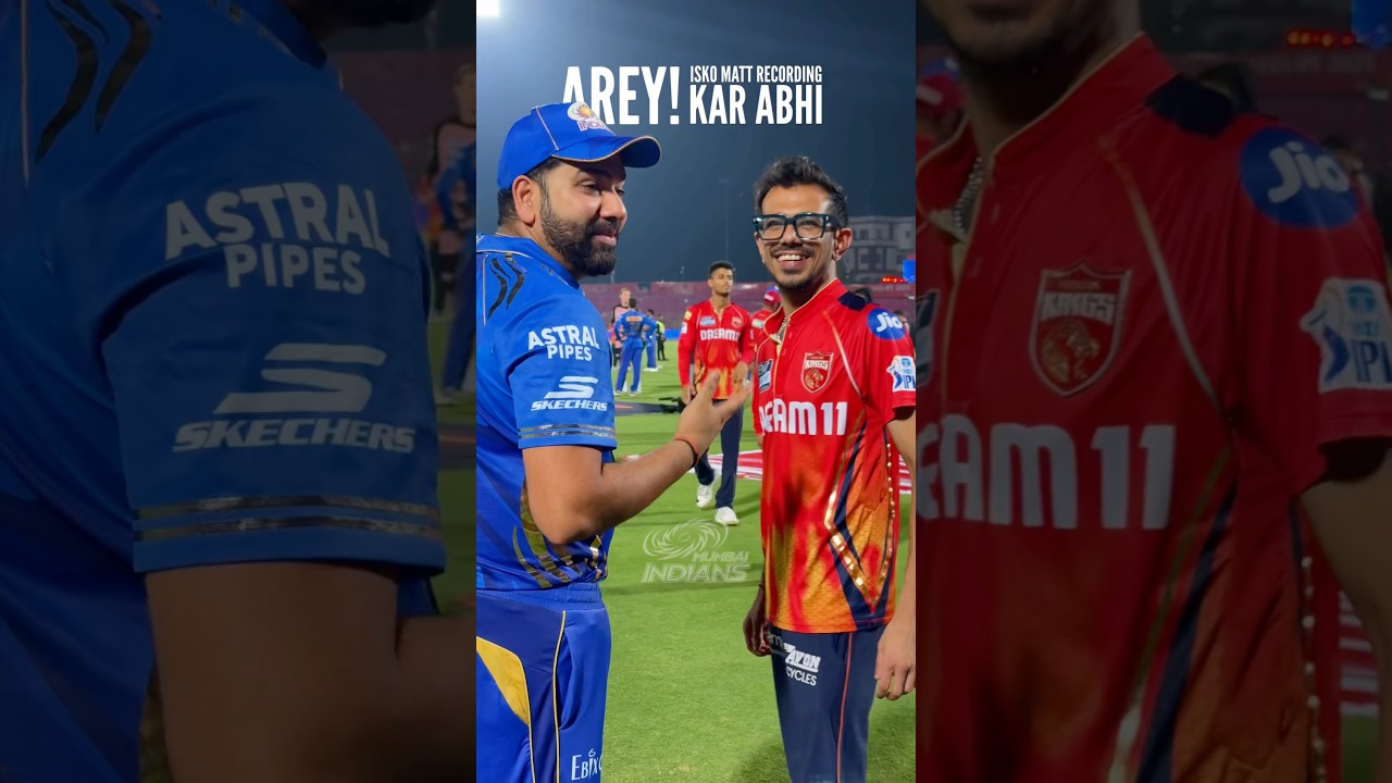 𝐑𝐎 🤝 𝐘𝐔𝐙𝐈 📹 - need we say more 🍿 | #MumbaiIndians #PlayLikeMumbai