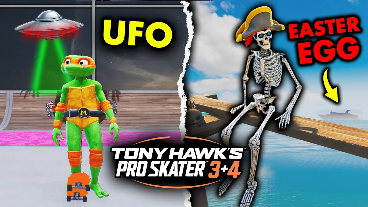40 пасхальных яиц в Tony Hawk's Pro Skater 3+4 (СЕКРЕТЫ)
