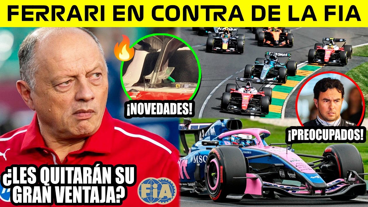 🚨FERRARI se OPONE a la FIA❌ NOVEDADES en el SF26🚀 COLAPINTO y CHECO PREOCUPADOS🤯 MAX BRINDA IDEAS✅