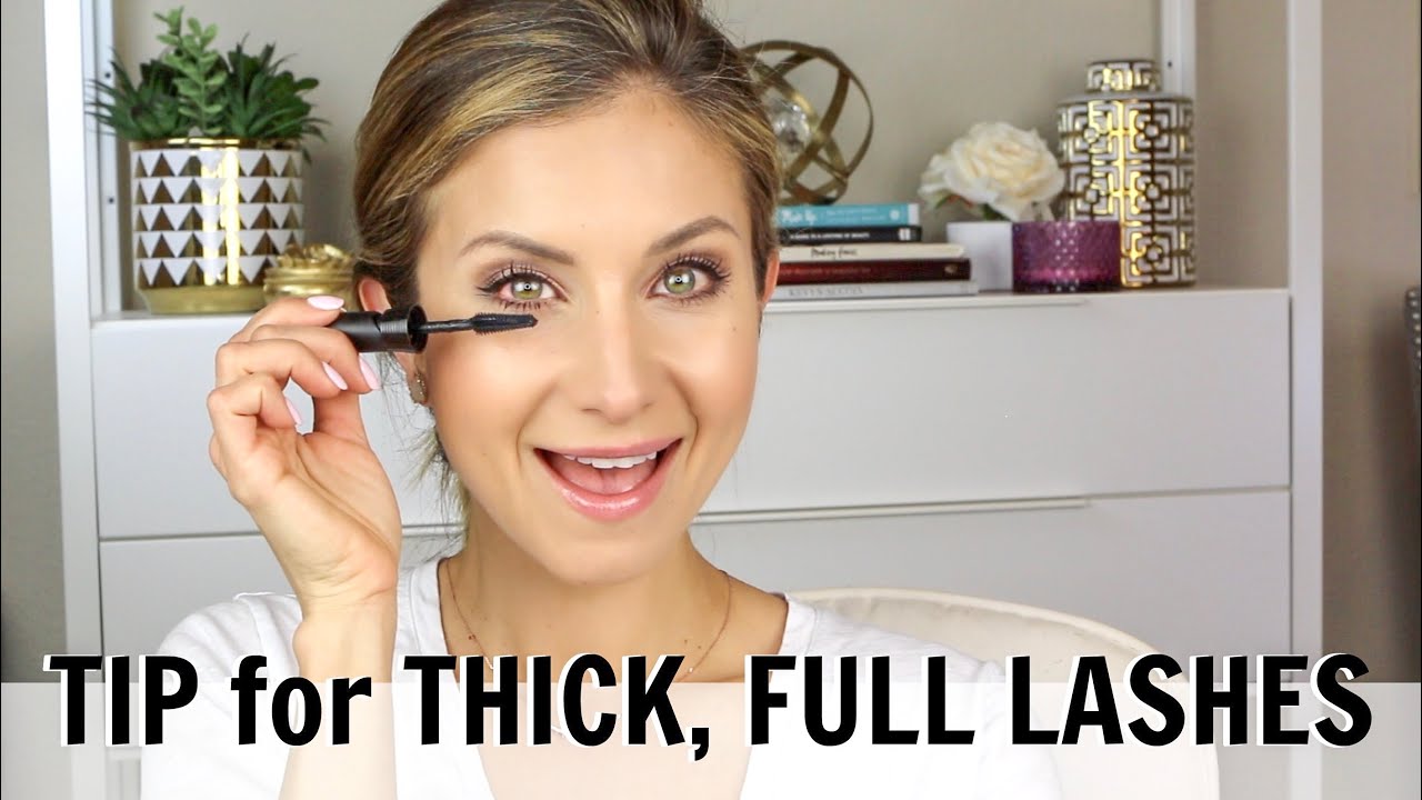 How to: Mascara Tip for Thicker Fuller Lashes | 5 Minute Friday