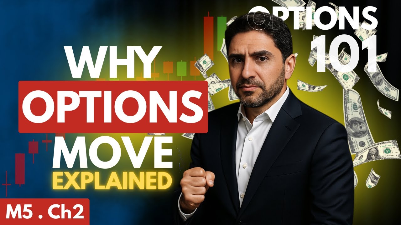 OPTIONS GREEKS EXPLAINED — The SECRET Behind Every Trade (Trading 101 Module 5 · Ch 2)