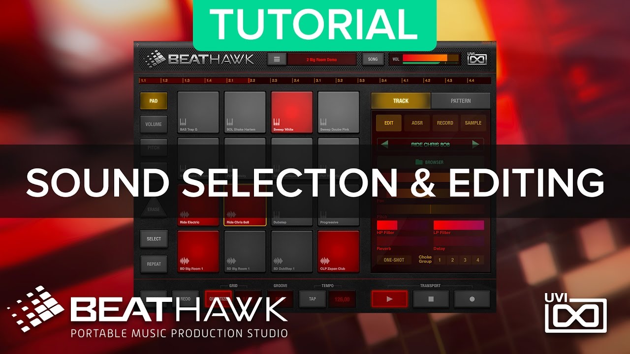 UVI BeatHawk Tutorial | Sound Selection & Editing