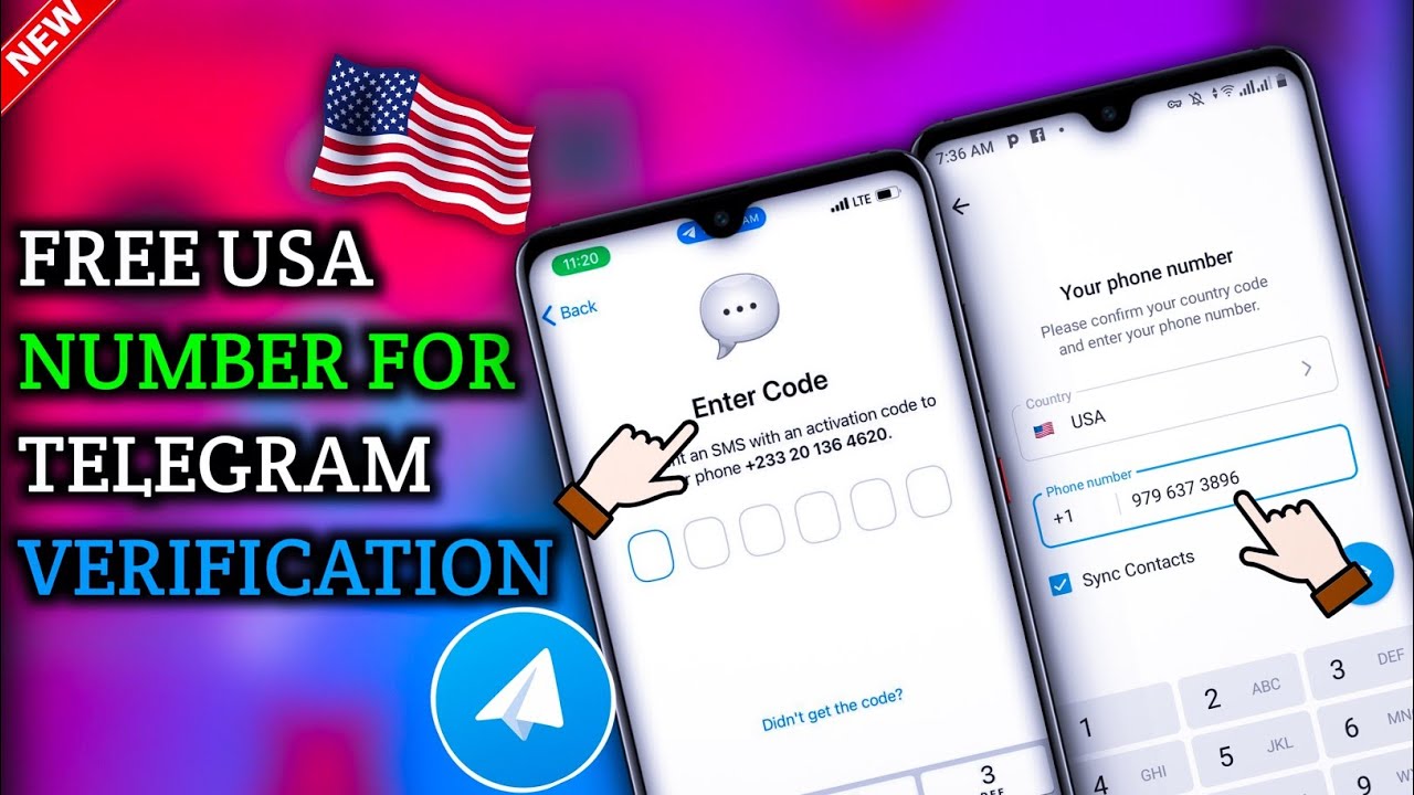 NEW! How To Get Free USA 🇺🇸 Number for Telegram Verification 2024