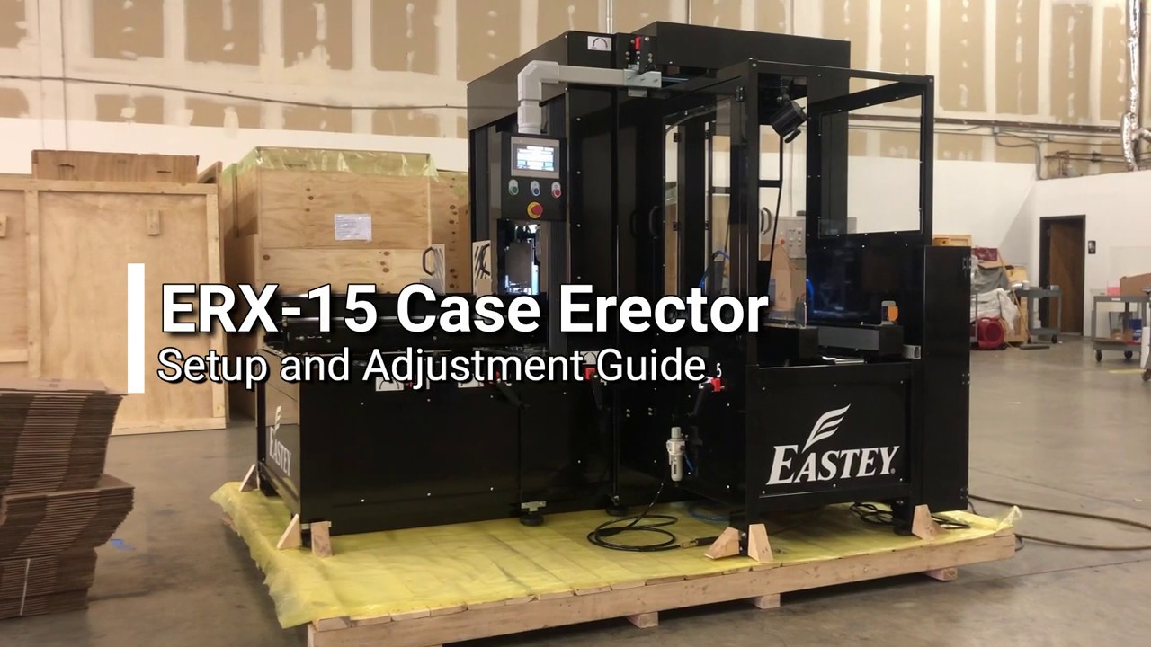 ERX-15 Case Erector - Full Settings and Adjustments
