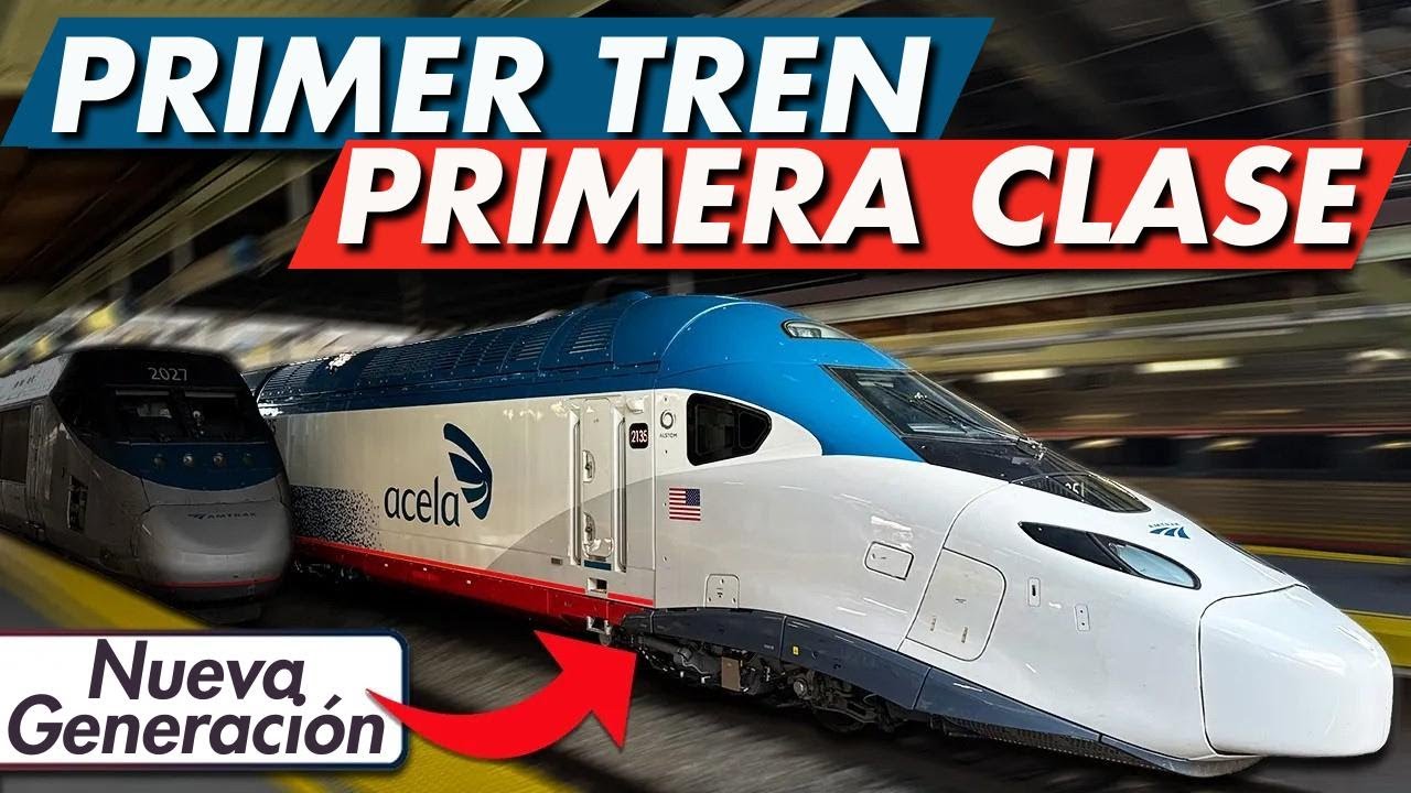 Así es viajar en el nuevo Acela de Boston a DC en primera clase