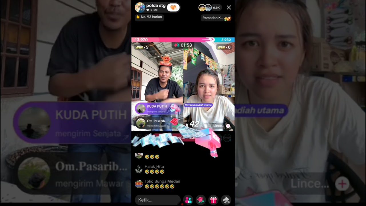 Part 3,Lucu Polda Sitanggang vs Lince Sinaga Kalah Robek Baju Sama Makan Asam #poldasitanggang #fyp 