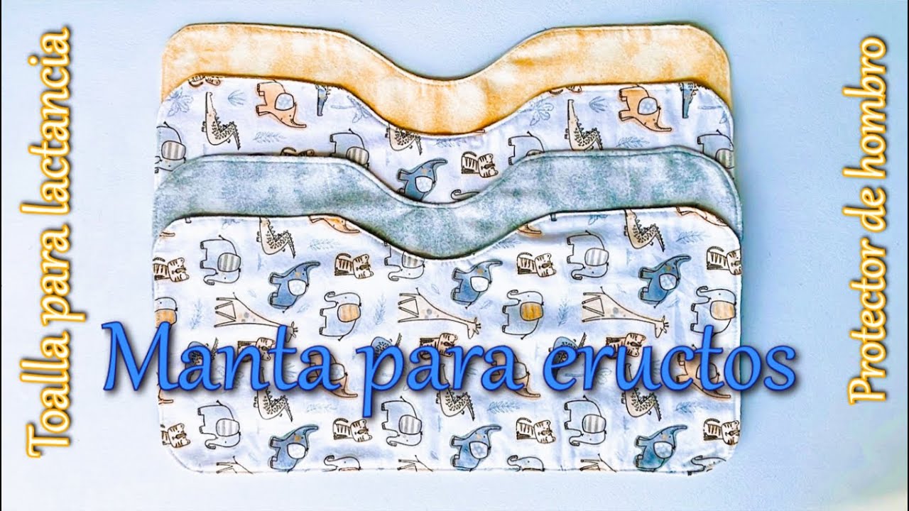Paños de algodón para eructos, toallitas para sacar el aire al bebé / Cotton burp cloths