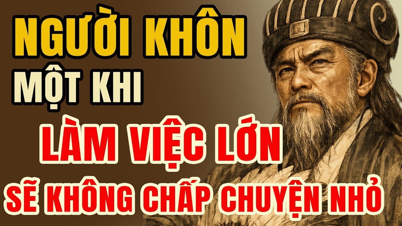 Gia Cát Lượng dạy Người làm việc lớn, đừng để chuyện nhỏ kéo tâm bạn xuống | Lời Dạy Cổ Nhân