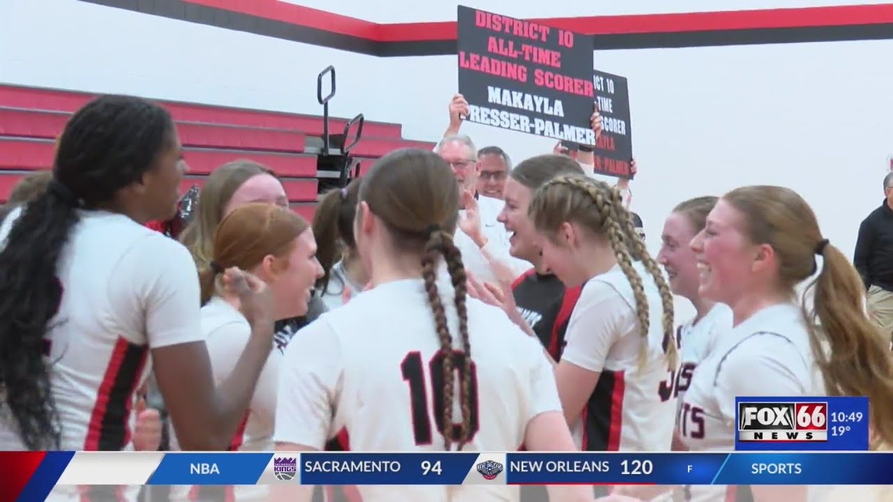 Northwestern wins 51-32, Presser-Palmer takes D-10 girls scoring record (2-9-26)