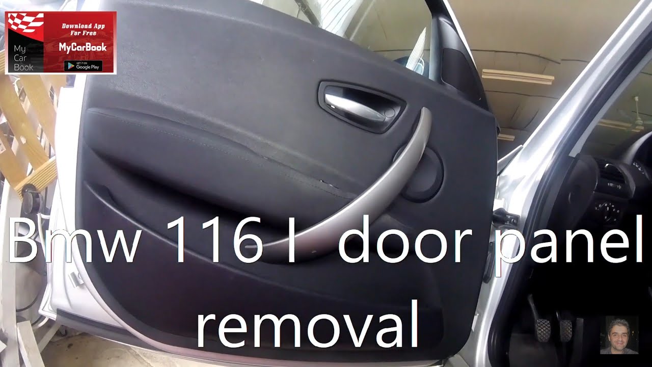 Bmw 116 I 2004-2011   door panel removal