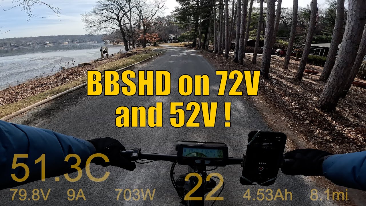 BBSHD on 72V and 52V! Trying Cycle Analyst Dual Battery Feature