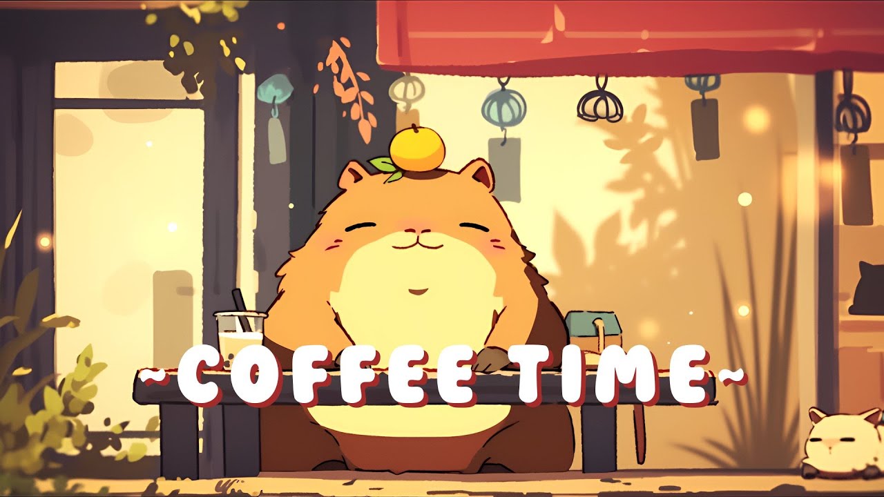 24/7 Capybara Lofi Beats - Study & Chill Music Mix ~ Dreamy Vibes ~ 🦫 ✨ 🌙