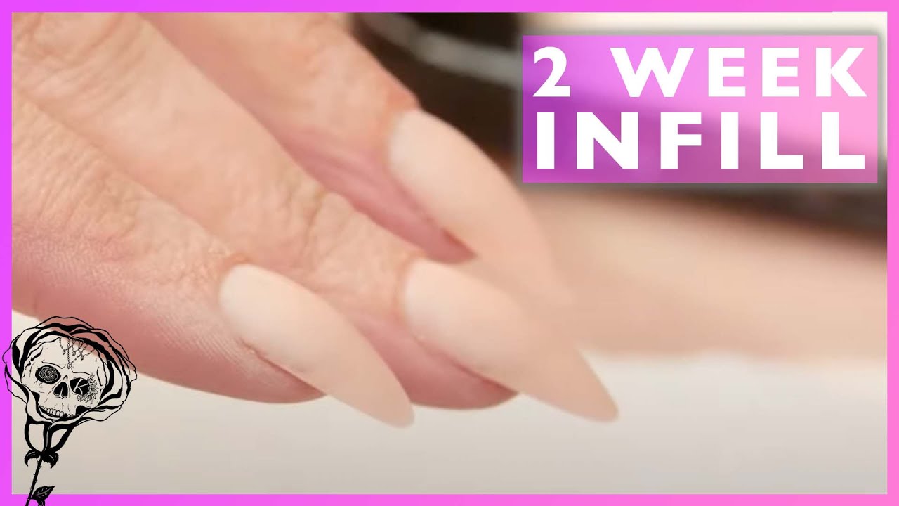 2 Week Acrylic Infill On Medium Nails