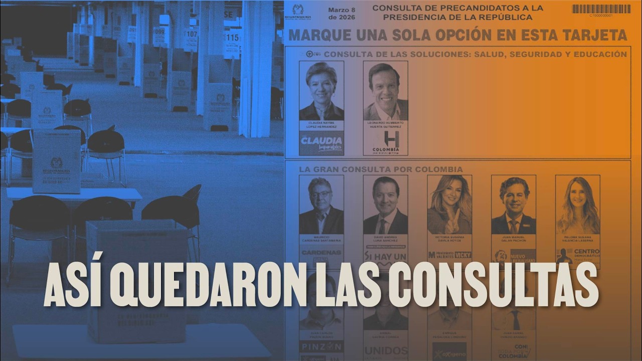 Así quedaron las consultas de candidatos presidenciales del 2026