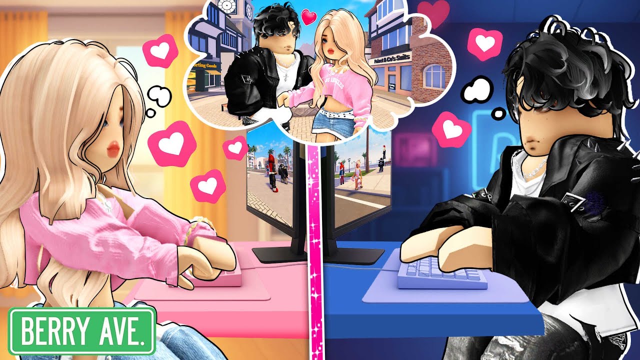 The Person Who Likes Me In An Online Game Is My Crush In Real Life | Berry Avenue Rp | Sweet Berry