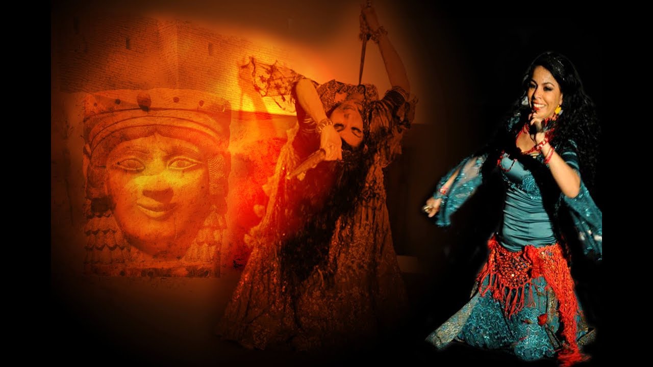 Iraqi dance, رقص عراقيIraqi Dancer Assala Ibrahim Gypsy Dance- El Kawliya Dance (Daggers Dance)