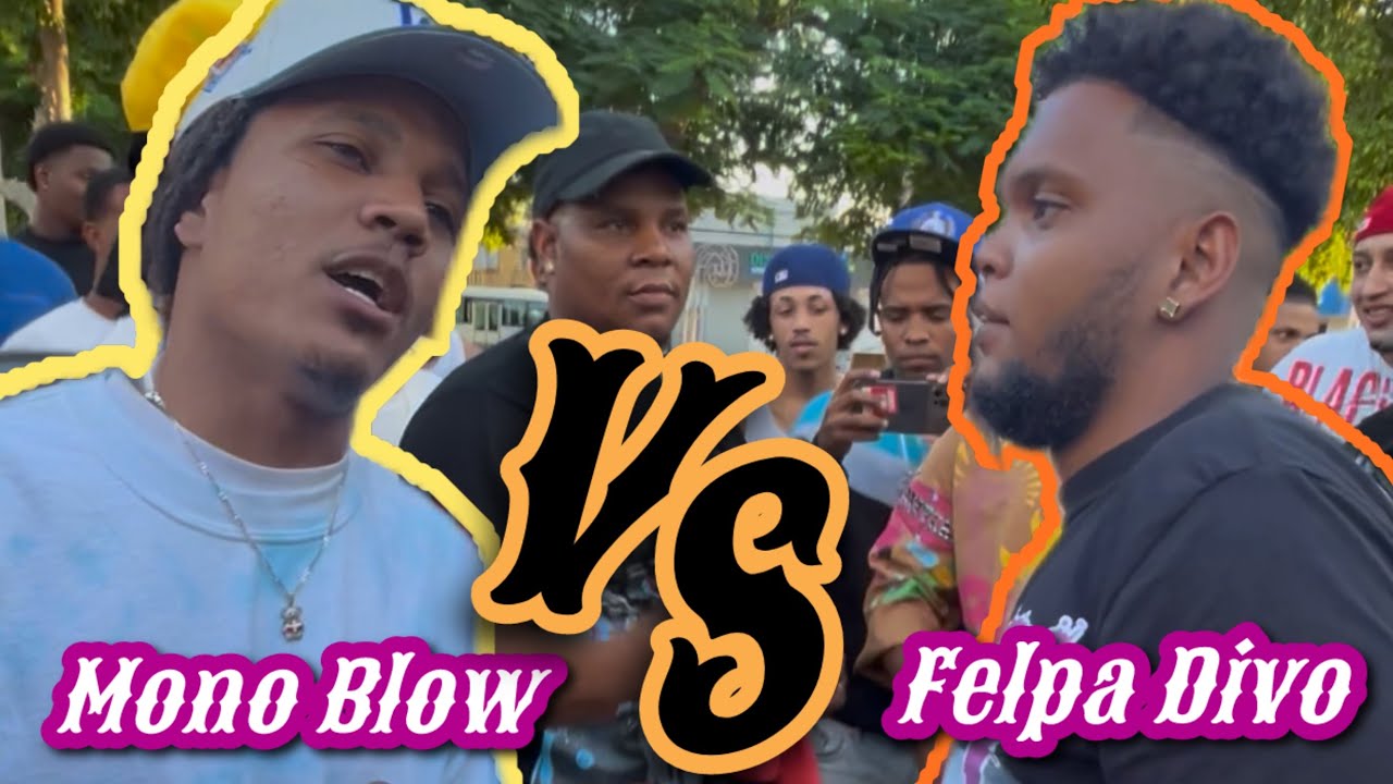 Felpa Divo VS Mono Blow - Diente vs oreja quien gana freestyle 2025 En Azua