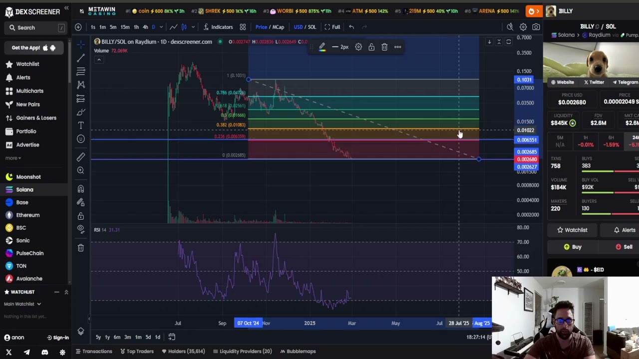 Billy BLLY CRYPTO, PRICE PREDICTION, TARGETS, ANALYSIS AND OPINION TODAY