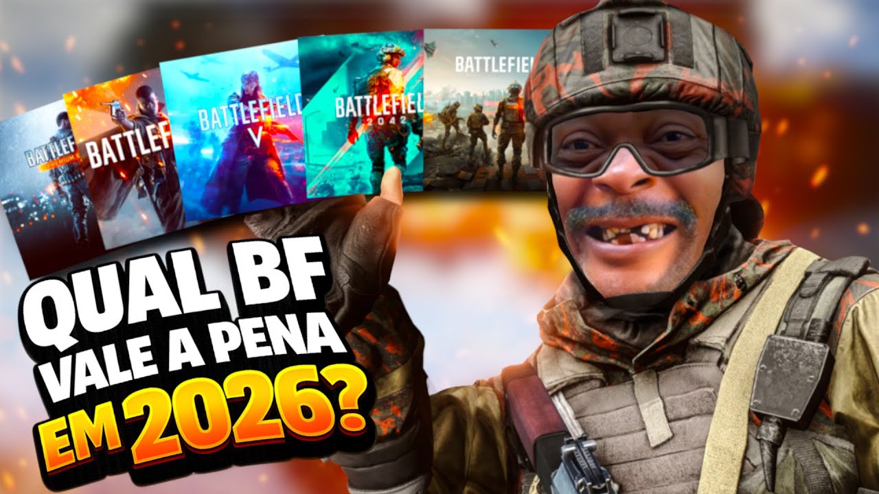 Joguei TODOS os BATTLEFIELDS pra decidir qual &eacute; o MELHOR em 2026 (foi sofrido)