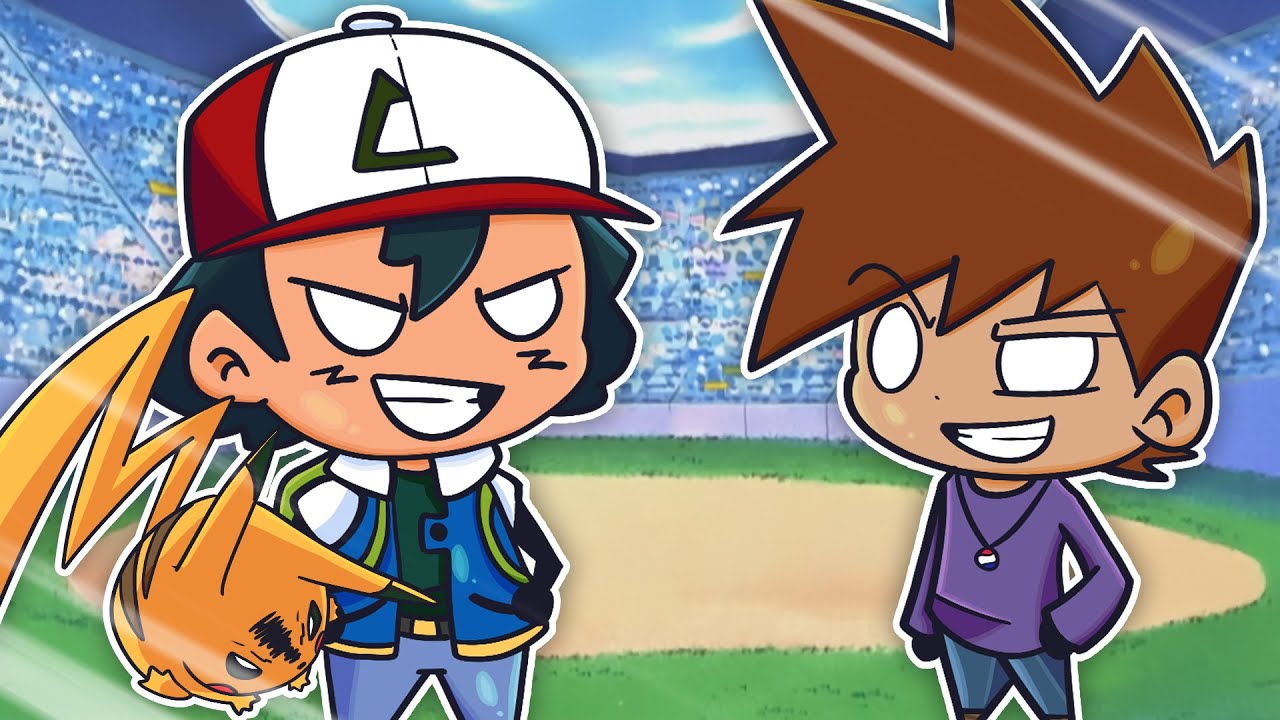 ASH VS GARY! | Pokémon Kanto