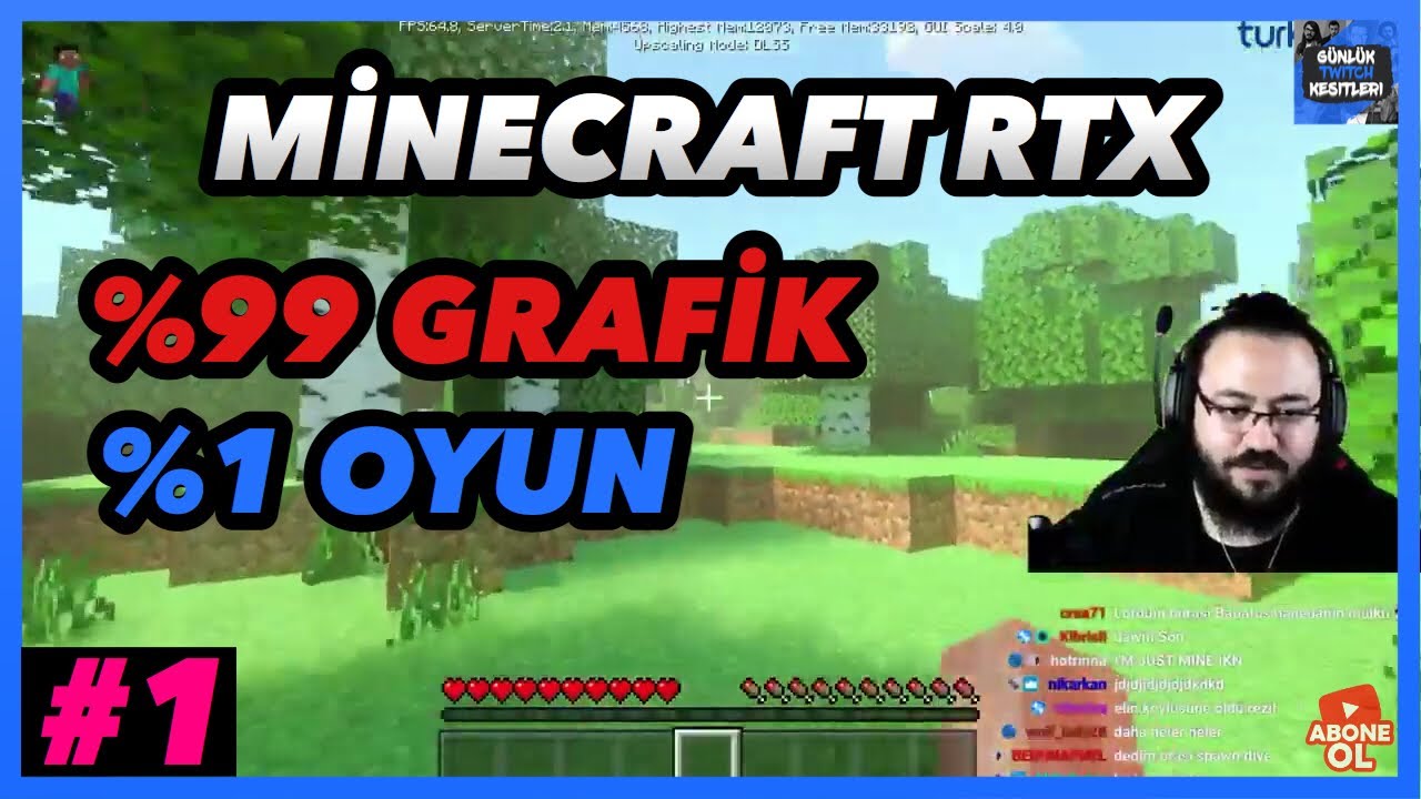 Jahrein - Minecraft RTX Oynuyor w/Zade #1