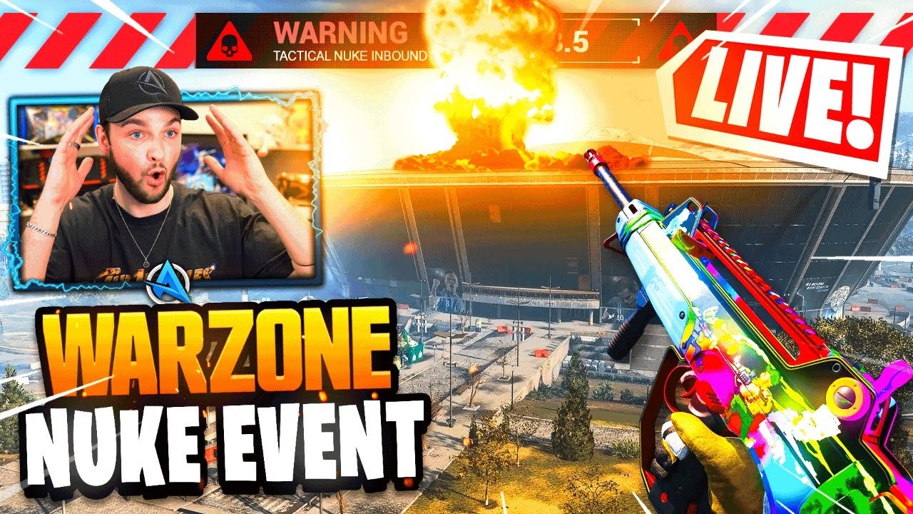 *LIVE* Warzone NUKE Event! (New Map, Season 3 + MORE)