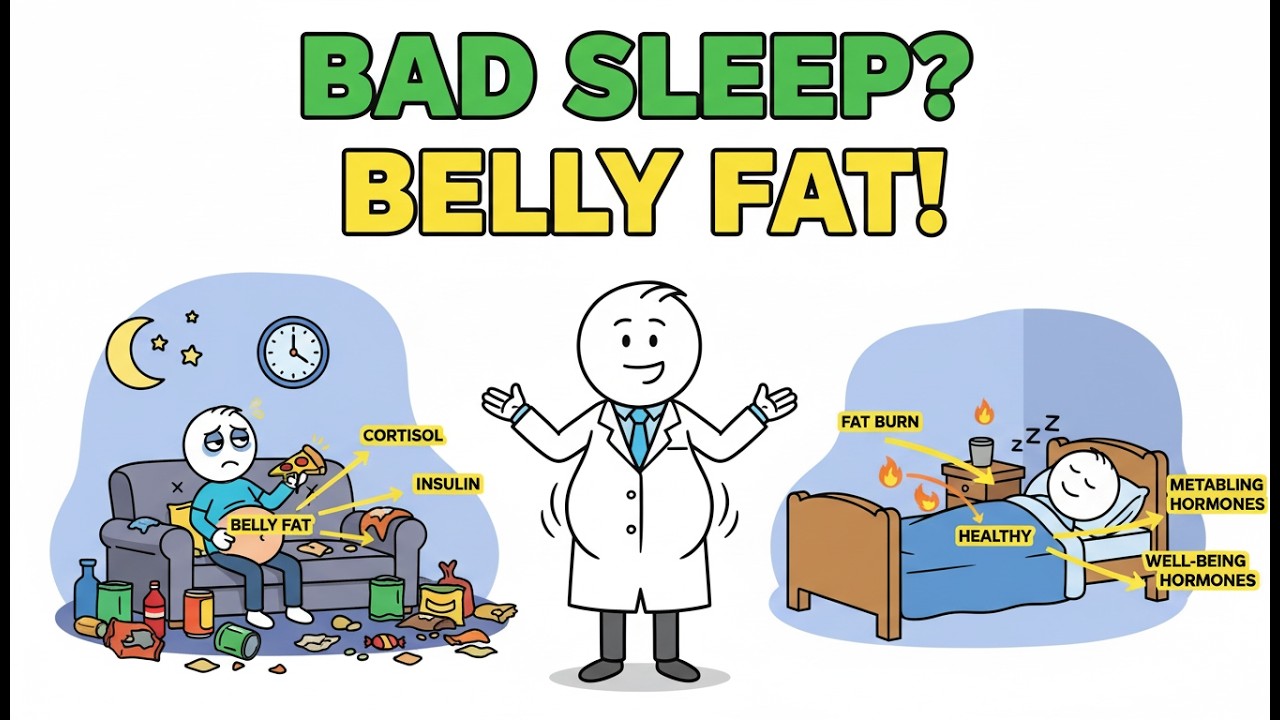 Sleep and Belly Fat — The Hidden Hormone Connection (Science Explained)