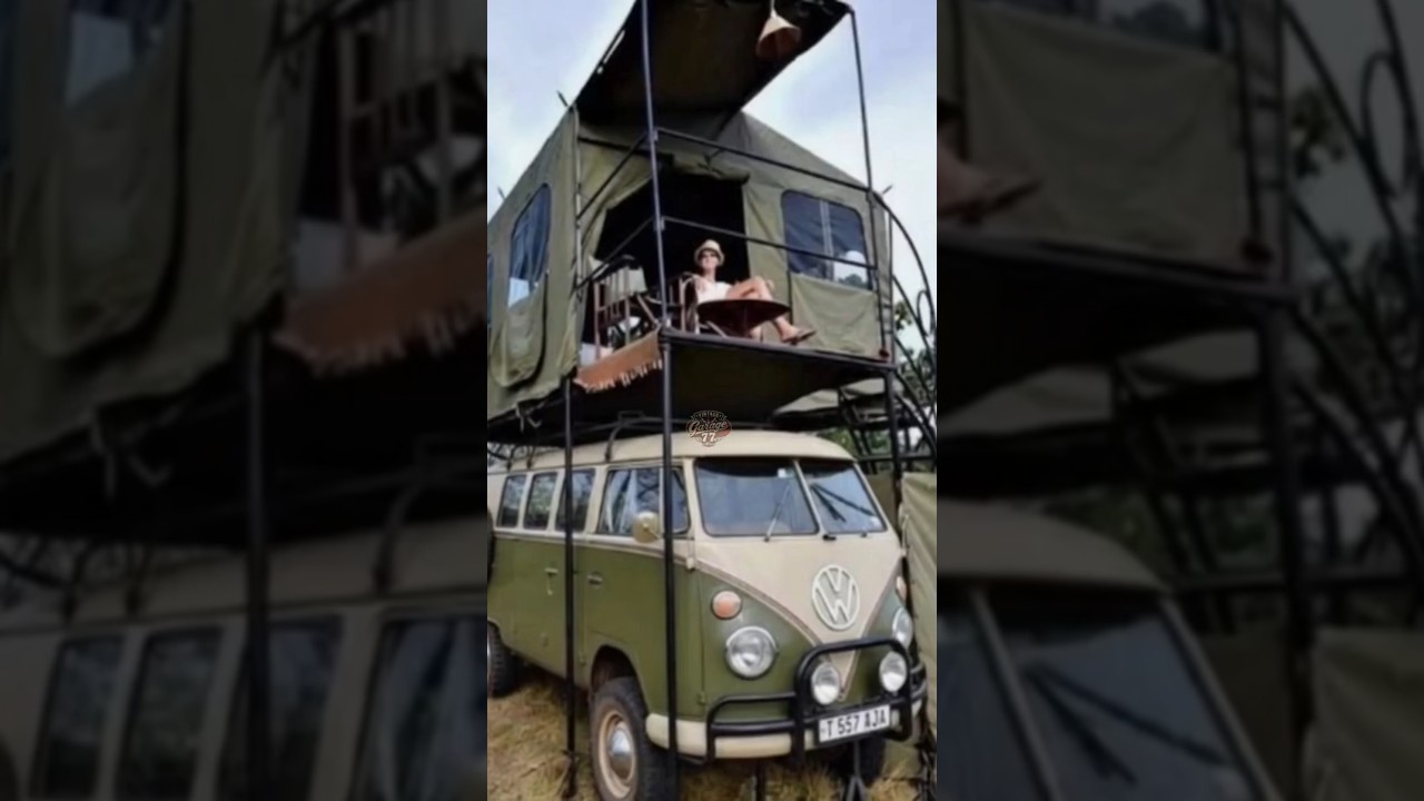 &laquo;Изучаем каждую деталь этого кемпера VW Combi&raquo; #volkswagen #vwcombi #campervan