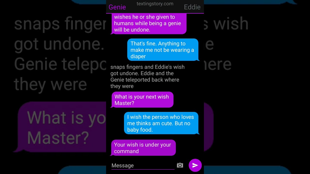 Diaper Genie| Texting Story