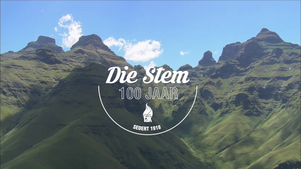 100 jaar van #DieStem van Suid-Afrika