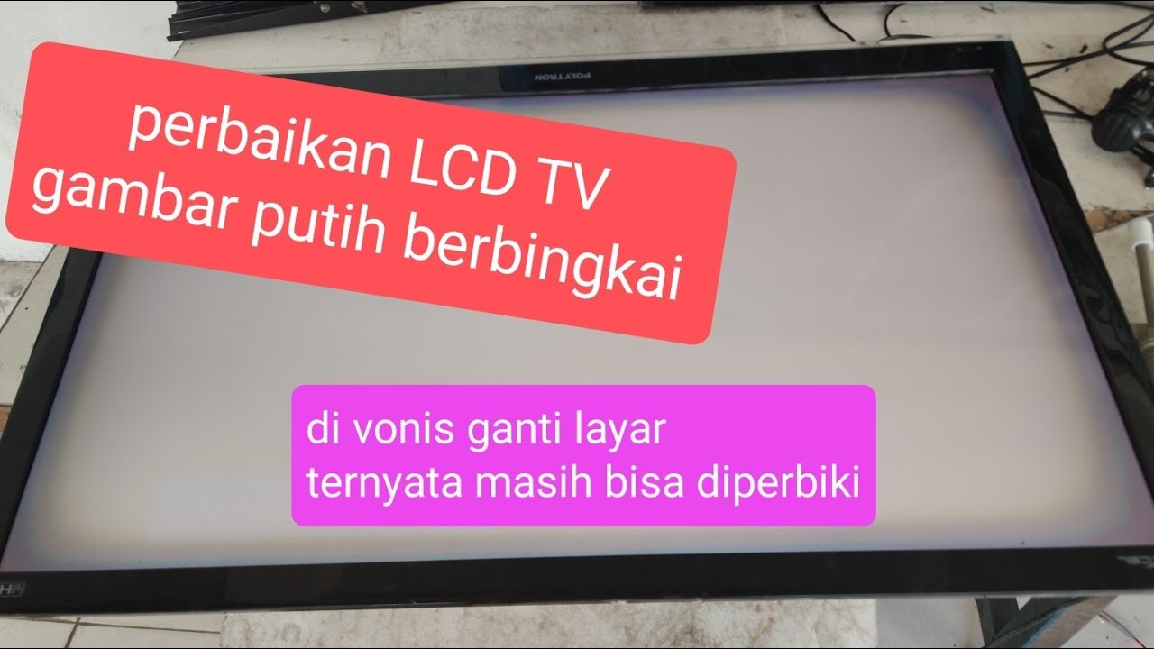 Panel V390hj1-xc01 gambar putih berkabut, berbingkai, raster tipis, gambar tidak jelas  #tvrepair 
