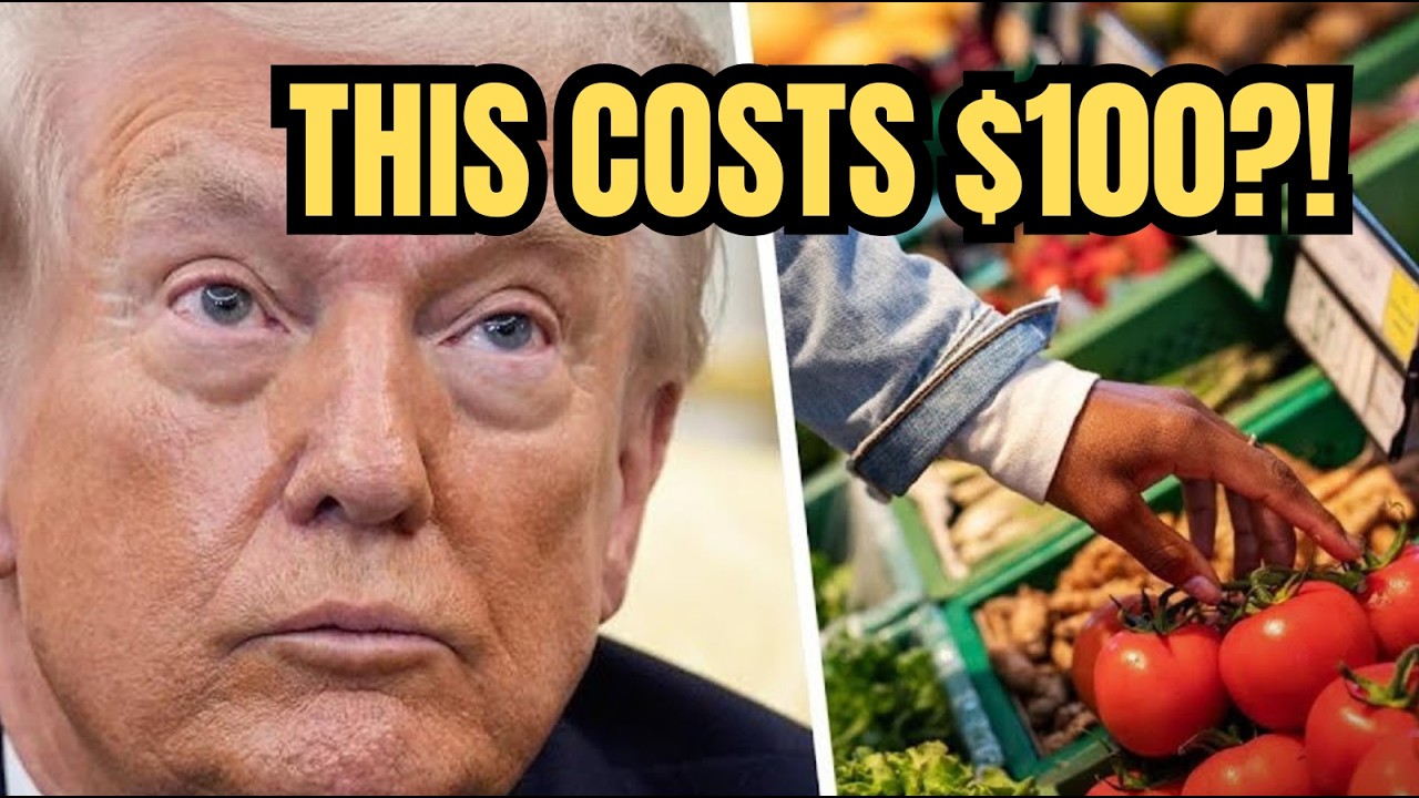 TRUMP'S Economy EXPLODES Groceries: $100 For FOUR Items!