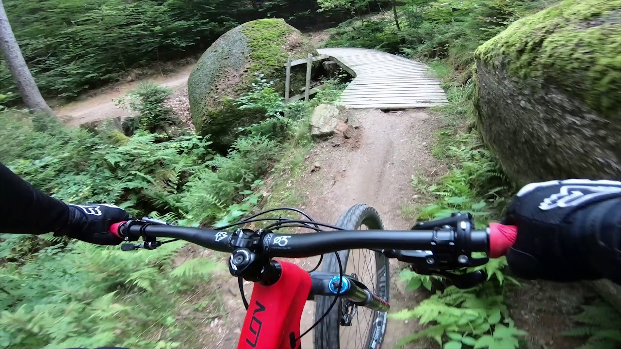 MTB Trail Singltrek pod Smrkem Hejnický hřeben černý trail