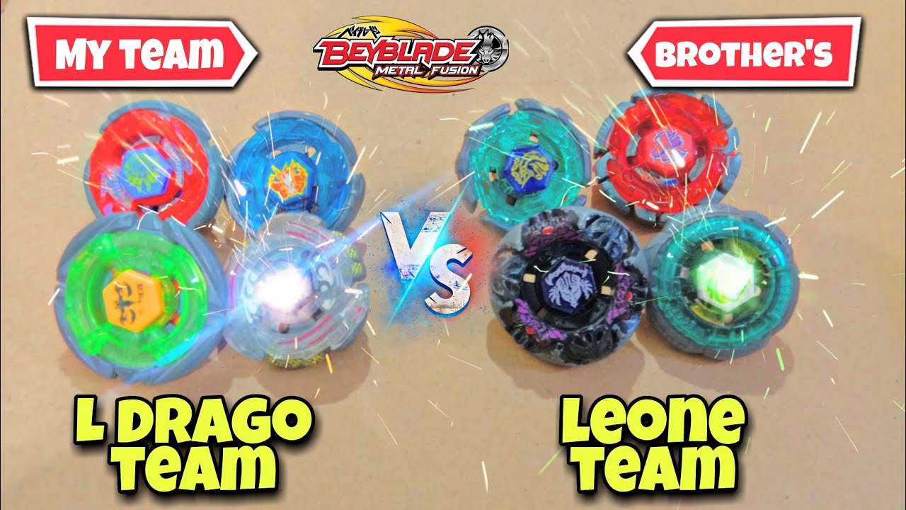 l dargo team vs leone team beyblades metal fight #beyblades pocket toon