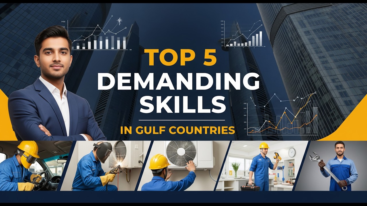 Top 5 Demanding Skills For Gulf Countries | 100% Job Guaranteed!