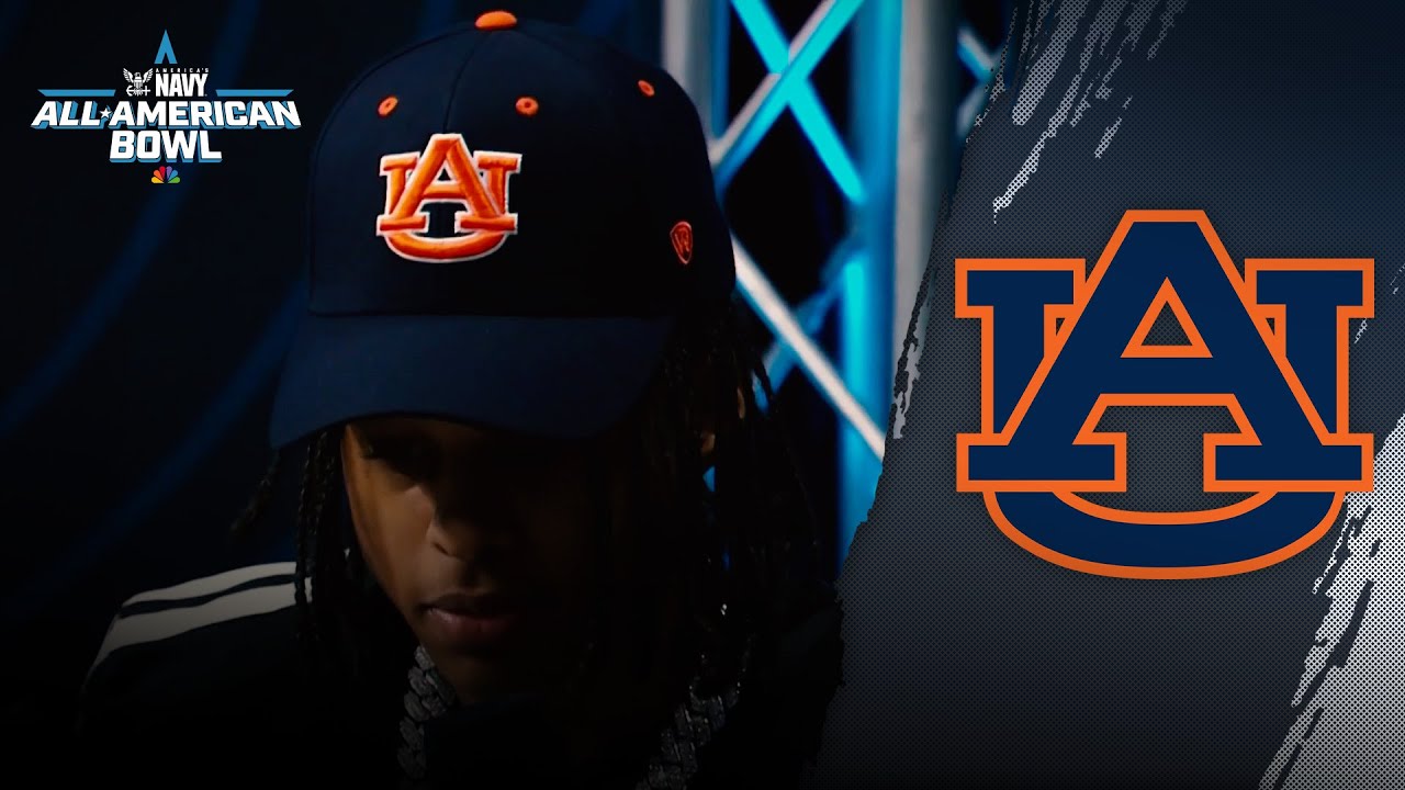 Four-star wide receiver Devin Carter commits to Auburn | Navy All-American Bowl 2025 | NBC Sports