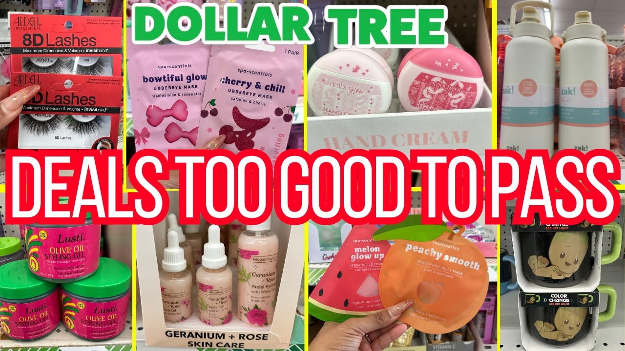 DOLLAR TREE MUST BUY NAME BRAND DEALS💥DOLLAR TREE ARRIVALS TOO GOOD TO PASS #new #dollartree