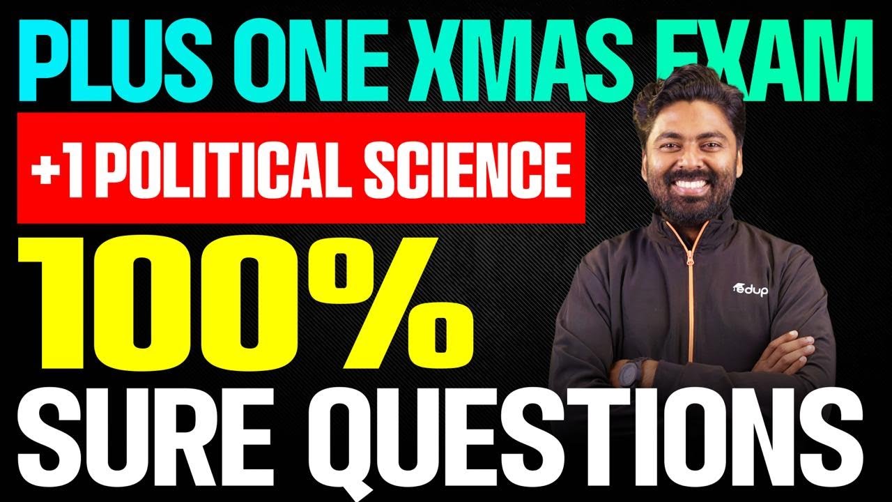 Plus one | Political science | 100% sure questions | Eduport
