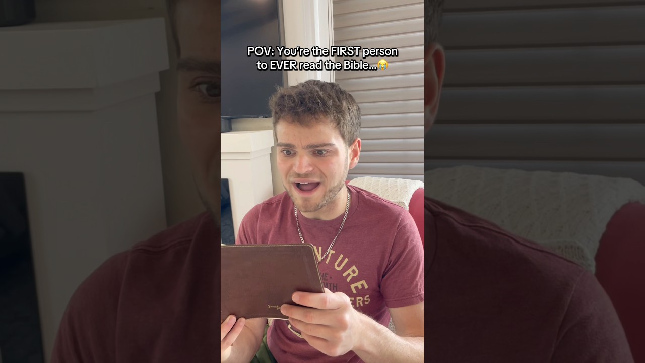 ВПЕРВЫЕ читаю Библию&hellip;😭😭✝️ #ИисусЛюбитТебя #Христианин #Иисус #Бог #Смешно #Библия