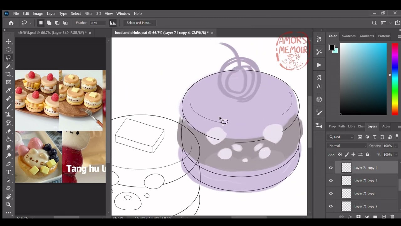 drawing cute sweet treats
