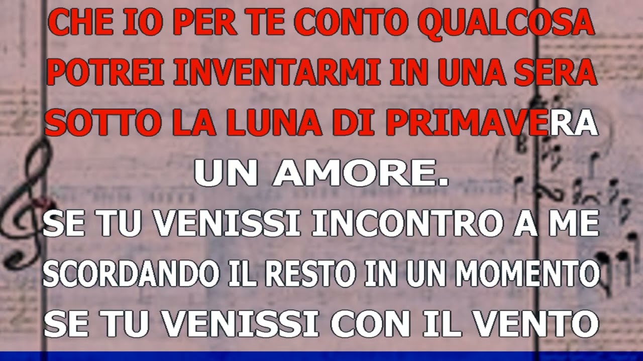 CLAUDIO BAGLIONI - Se Casomai (DEV by Filucciello - Cori)