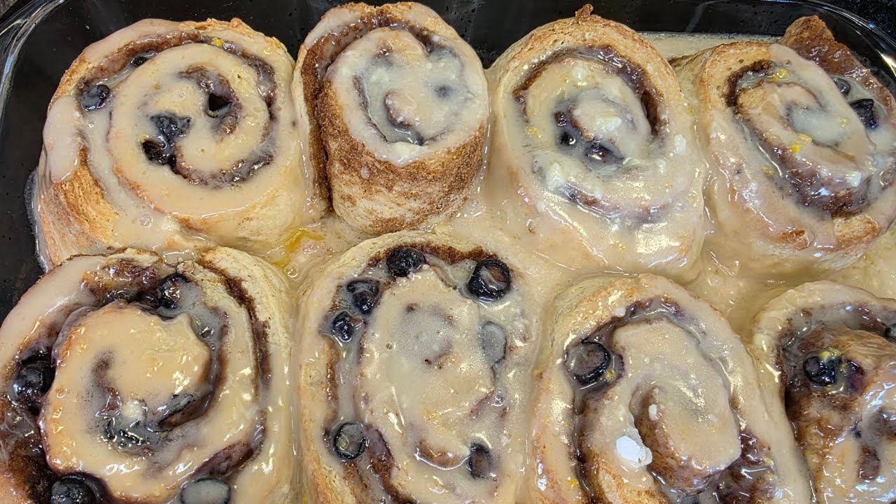 Blueberry Lemon Cinnamon Rolls