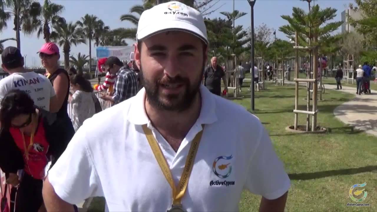 Директор компании Active-Cypruc Олег -участник 10 км INTERNATIONAL МАРАФОНА 2015 на КИПРЕ.