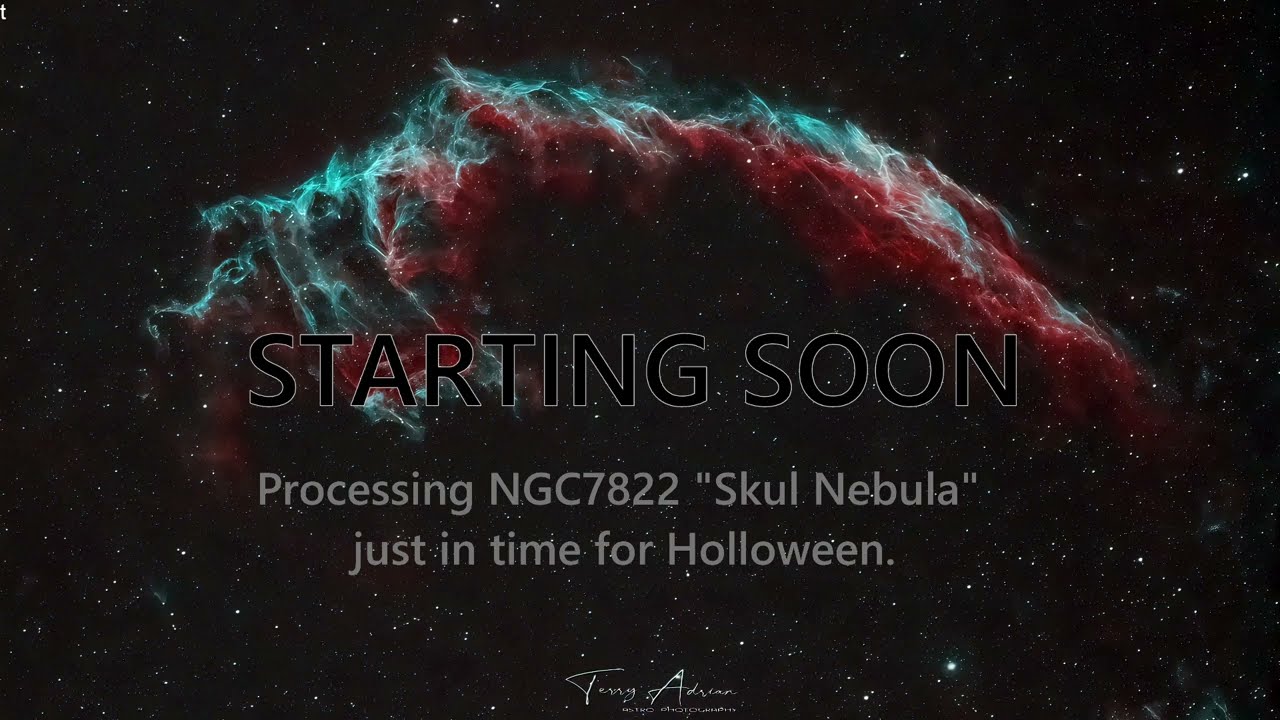 NGC7822 Processing the Skull Nebula