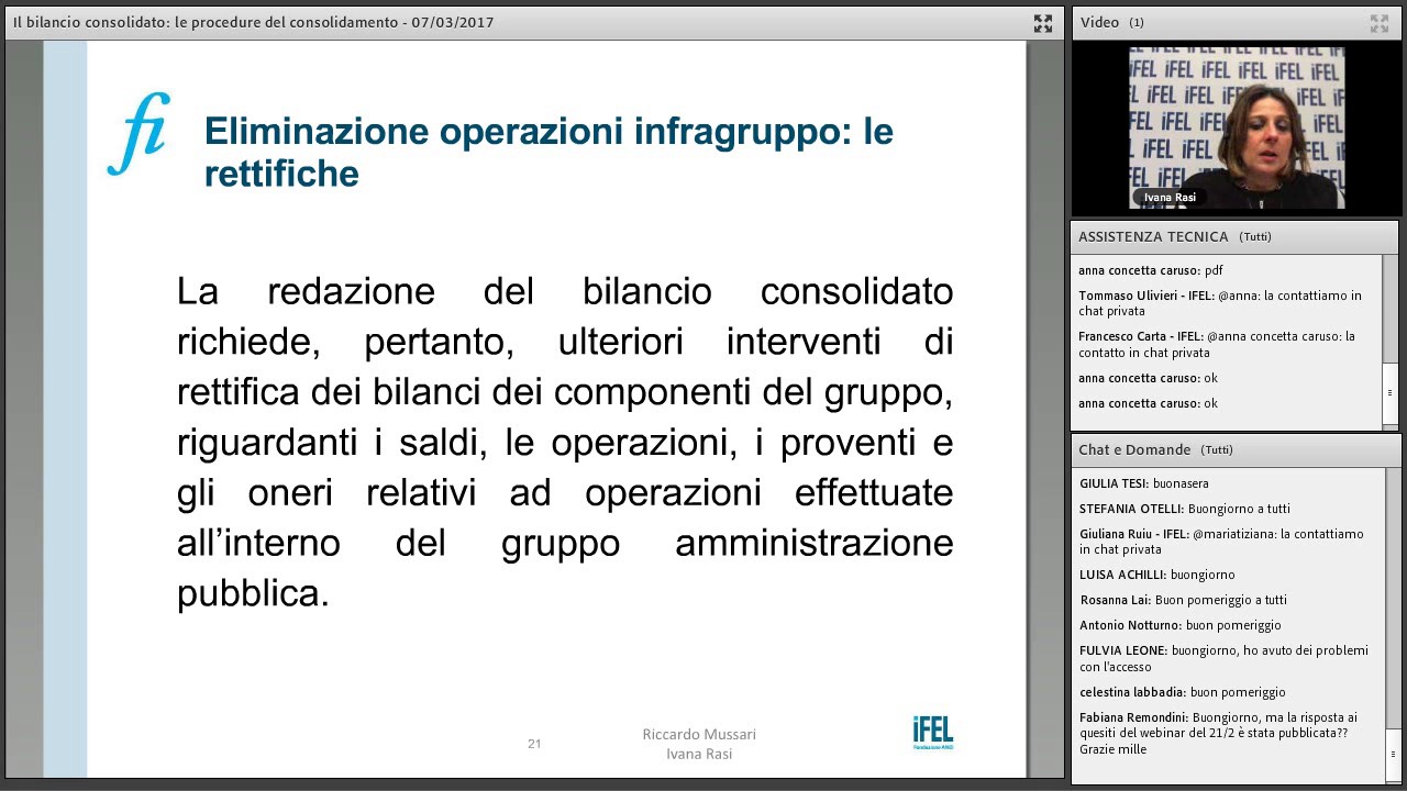 07/03/2017 - Il bilancio consolidato: le procedure del consolidamento