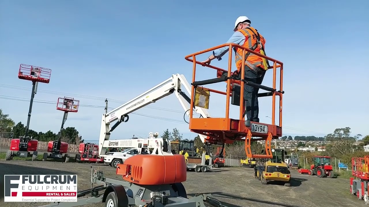 How do I operate a Snorkel Cherry Picker?