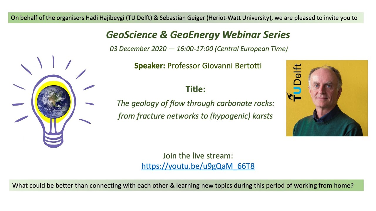 Giovanni Bertotti, TU Delft (Geology of Carbonate Rocks)